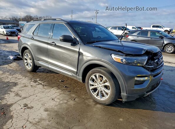 1FMSK8DH2LGA33459 2020 FORD EXPLORER Gray Przód prawy