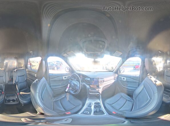 1FMSK8DH2LGA33459 2020 FORD EXPLORER Gray Widok naklejki z numerem VIN