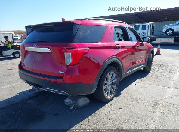 1FMSK8DH2LGA54795 2020 FORD EXPLORER Красный Задняя правая четверть