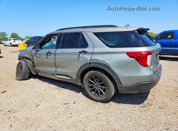 1FMSK8DH2LGA60726 2020 FORD EXPLORER Green Հետևի ձախ