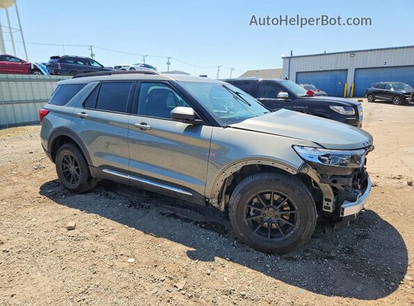1FMSK8DH2LGA60726 2020 FORD EXPLORER Green Առջևի աջ