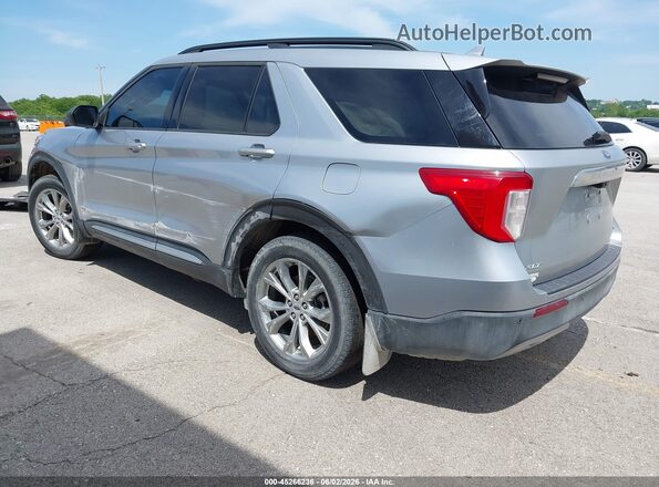 1FMSK8DH2LGB52824 2020 FORD EXPLORER Silver Trasero izquierdo