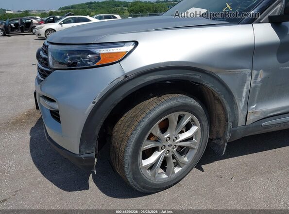 1FMSK8DH2LGB52824 2020 FORD EXPLORER Silver Vista frontal