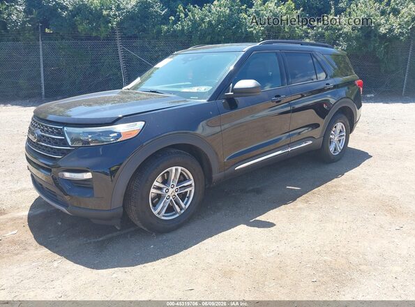 1FMSK8DH2LGB89260 2020 FORD EXPLORER Black Vista tres cuartos delantera izquierda