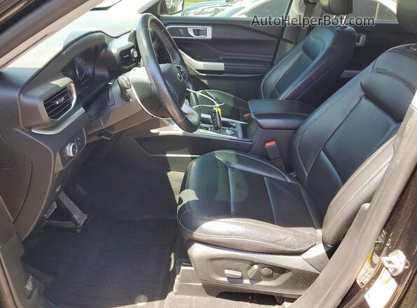1FMSK8DH2MGA22883 2021 FORD EXPLORER Black Front interior view