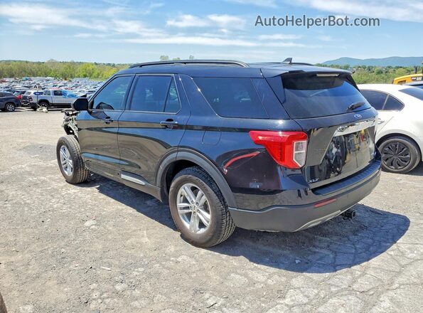 1FMSK8DH2MGA22883 2021 FORD EXPLORER Black Rear left