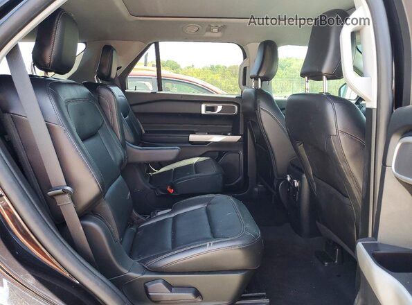 1FMSK8DH2MGA22883 2021 FORD EXPLORER Black Rear interior view