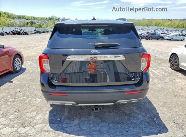 1FMSK8DH2MGA22883 2021 FORD EXPLORER Black Rear view
