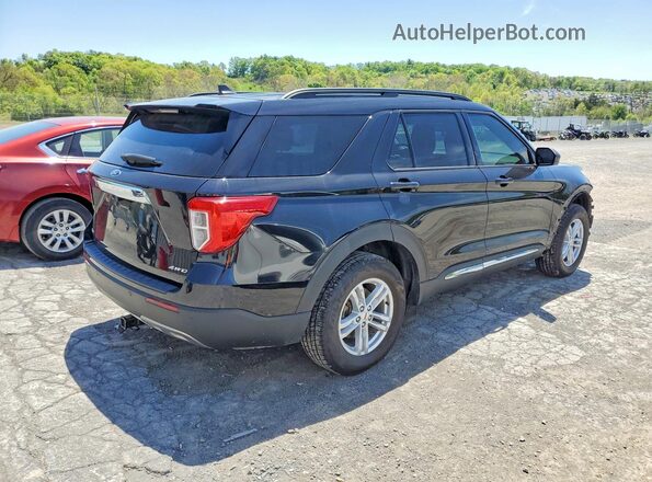 1FMSK8DH2MGA22883 2021 FORD EXPLORER Black Rear right