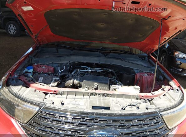 1FMSK8DH2MGA31499 2021 FORD EXPLORER Red Вид ззаду