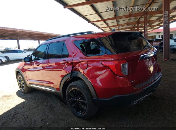 1FMSK8DH2MGA31499 2021 FORD EXPLORER Red Вид спереду