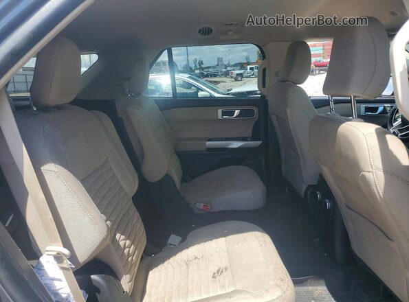 1FMSK8DH2MGA65670 2021 FORD EXPLORER Gray Rear interior view
