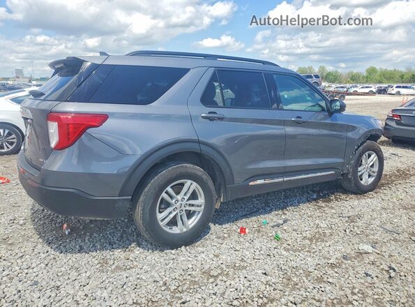 1FMSK8DH2MGA65670 2021 FORD EXPLORER Gray Rear right