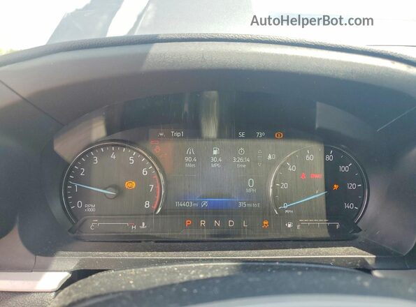 1FMSK8DH2MGA65670 2021 FORD EXPLORER Gray Instrument cluster view