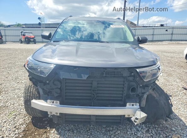 1FMSK8DH2MGA65670 2021 FORD EXPLORER Gray Front view