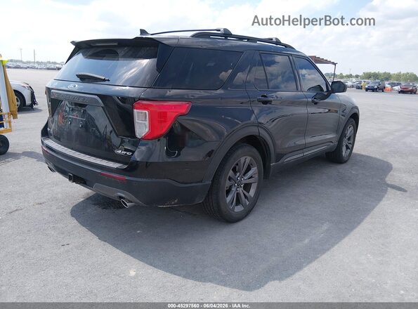 1FMSK8DH2MGA95140 2021 FORD EXPLORER Black Rear right
