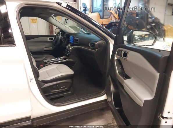 1FMSK8DH2MGC18659 2021 FORD EXPLORER White Widok wnętrza z przodu