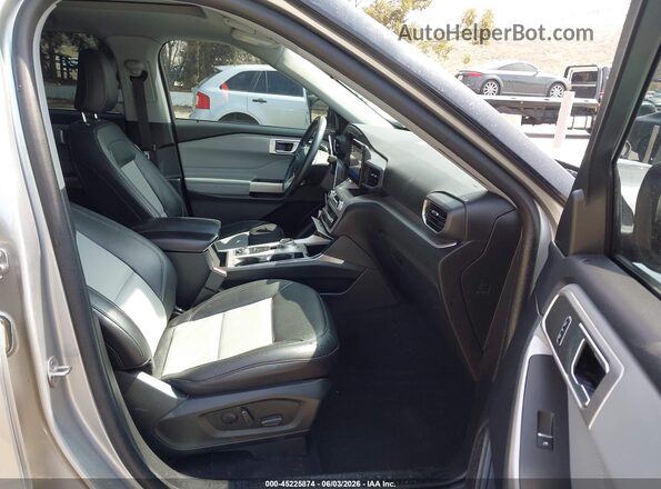 1FMSK8DH2PGA76334 2023 FORD EXPLORER Silver წინა სალონის ხედი