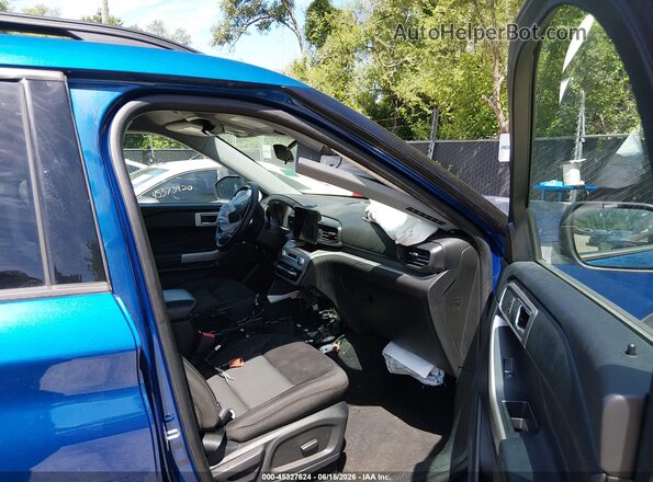 1FMSK8DH2PGA78066 2023 FORD EXPLORER Синий Вид салона спереди