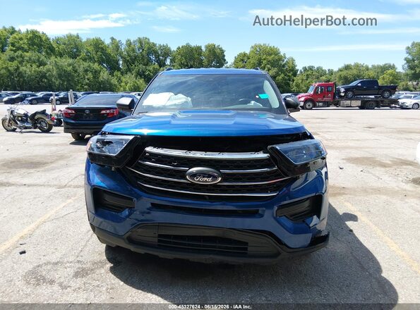 1FMSK8DH2PGA78066 2023 FORD EXPLORER Синий Вид задней части салона