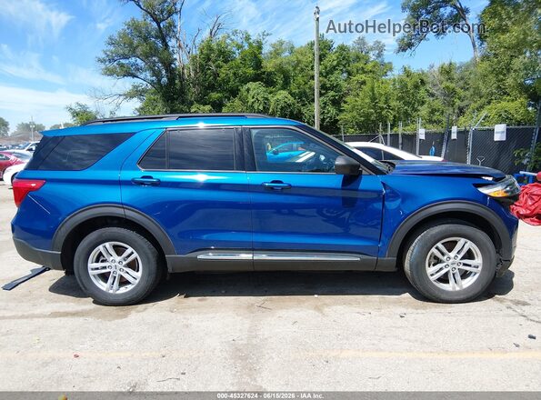 1FMSK8DH2PGA78066 2023 FORD EXPLORER Синий Панорамный вид салона 360°