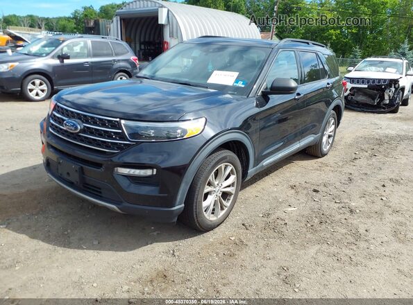 1FMSK8DH3LGA32191 2020 FORD EXPLORER Черный Передняя левая четверть