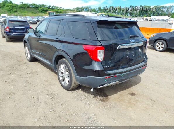 1FMSK8DH3LGA32191 2020 FORD EXPLORER Черный Задняя левая четверть