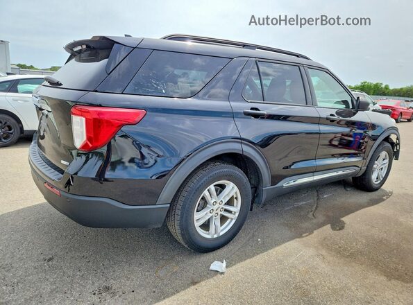 1FMSK8DH3LGC06048 2020 FORD EXPLORER Черный Задняя правая четверть