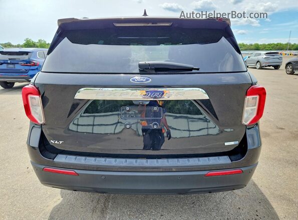 1FMSK8DH3LGC06048 2020 FORD EXPLORER Черный Вид сзади