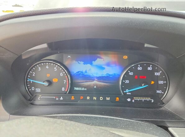 1FMSK8DH3LGC06048 2020 FORD EXPLORER Черный Вид щитка приборов