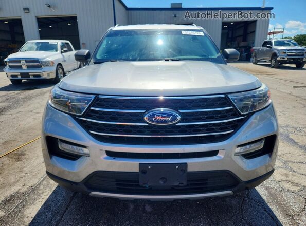 1FMSK8DH3MGB95697 2021 FORD EXPLORER Silver წინა ხედი