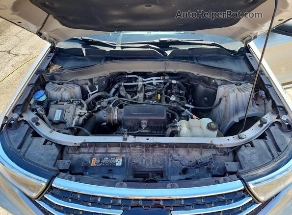 1FMSK8DH3MGB95697 2021 FORD EXPLORER Silver ძრავის განყოფილების ხედი
