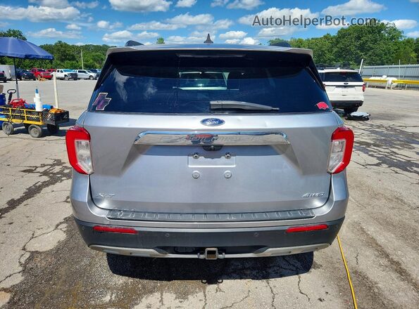 1FMSK8DH3MGB95697 2021 FORD EXPLORER Silver უკანა ხედი