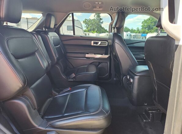 1FMSK8DH3MGB95697 2021 FORD EXPLORER Silver უკანა სალონის ხედი