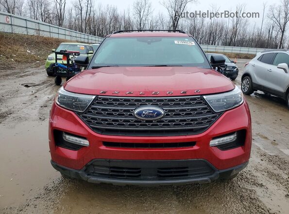 1FMSK8DH3NGA60995 2022 FORD EXPLORER Red 