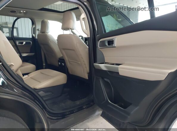 1FMSK8DH3NGB97645 2022 FORD EXPLORER Black Вид наклейки з VIN-кодом