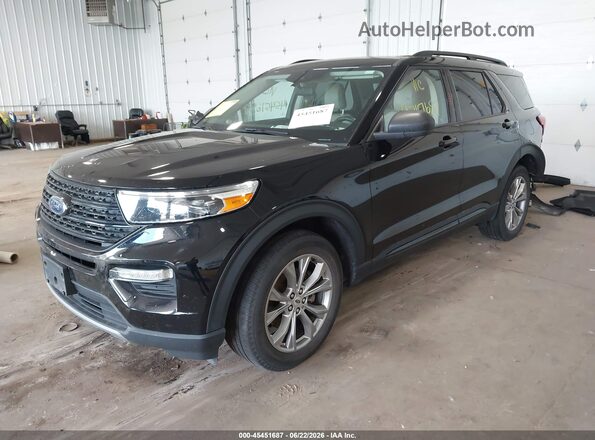 1FMSK8DH3NGB97645 2022 FORD EXPLORER Black Передня ліва чверть