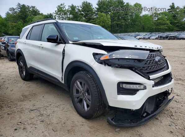 1FMSK8DH3NGC31826 2022 FORD EXPLORER Белый Передняя правая четверть