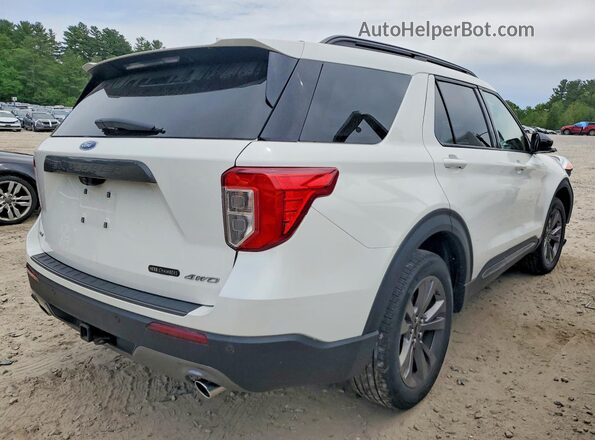1FMSK8DH3NGC31826 2022 FORD EXPLORER Белый Задняя правая четверть
