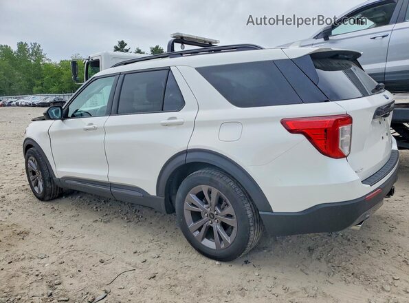 1FMSK8DH3NGC31826 2022 FORD EXPLORER Белый Задняя левая четверть