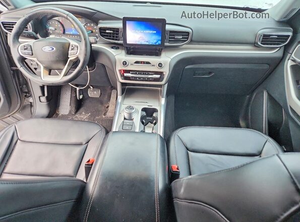 1FMSK8DH3PGC24040 2023 FORD EXPLORER Gray წინა პანელის ხედი