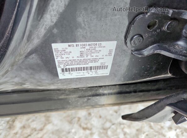 1FMSK8DH3PGC24040 2023 FORD EXPLORER Gray VIN კოდის სტიკერის ხედი