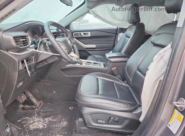 1FMSK8DH3PGC24040 2023 FORD EXPLORER Gray წინა სალონის ხედი