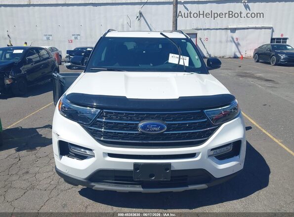 1FMSK8DH3RGA82288 2024 FORD EXPLORER White ხელსაწყოთა პანელის ხედი