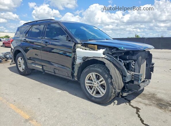 1FMSK8DH4LGA24908 2020 FORD EXPLORER Черный Передняя правая четверть