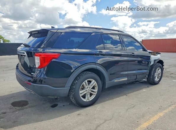 1FMSK8DH4LGA24908 2020 FORD EXPLORER Черный Задняя правая четверть