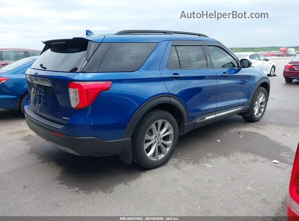 1FMSK8DH4LGA53339 2020 FORD EXPLORER Blue Հետևի աջ