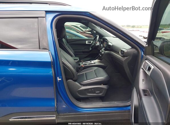 1FMSK8DH4LGA53339 2020 FORD EXPLORER Blue Սալոնի դիմացի տեսք