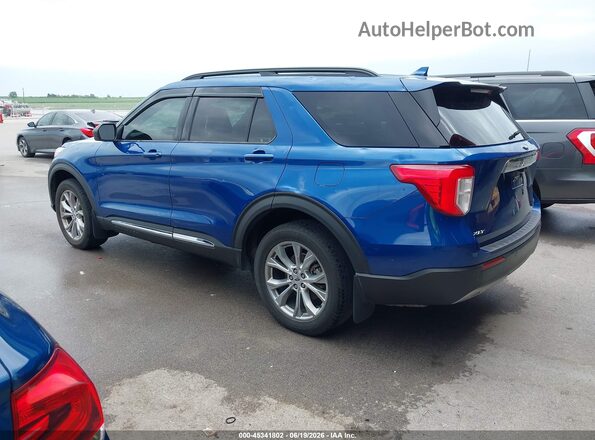1FMSK8DH4LGA53339 2020 FORD EXPLORER Blue Հետևի ձախ