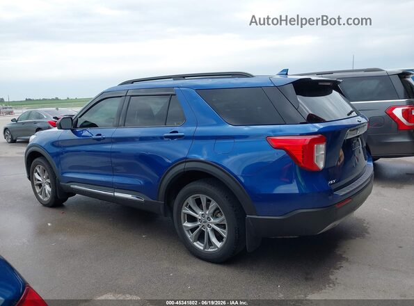 1FMSK8DH4LGA53339 2020 FORD EXPLORER Blue Սալոնի 360 աստիճան տեսք